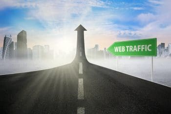 real estate website traffic