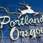 Portland. Oregon sign